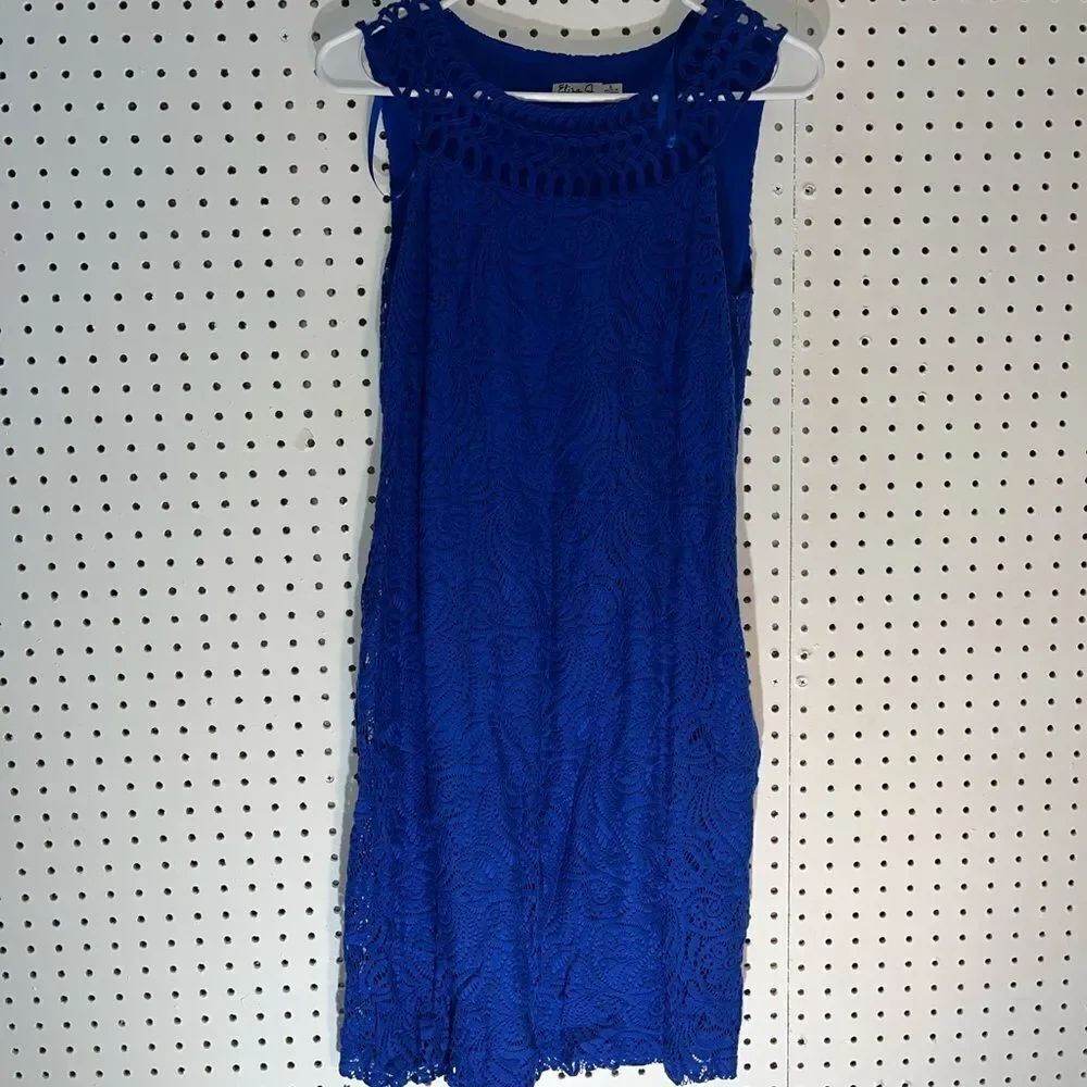 Eliza J crotchet lace dress